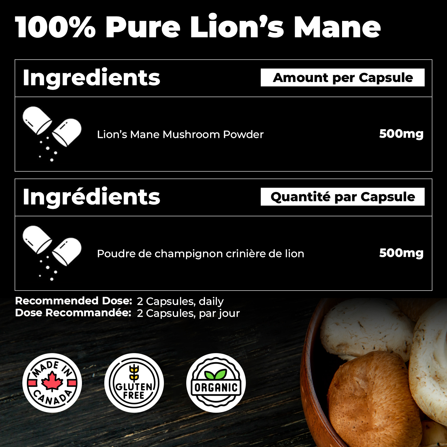 100% Pure Lion's Mane - Image 2