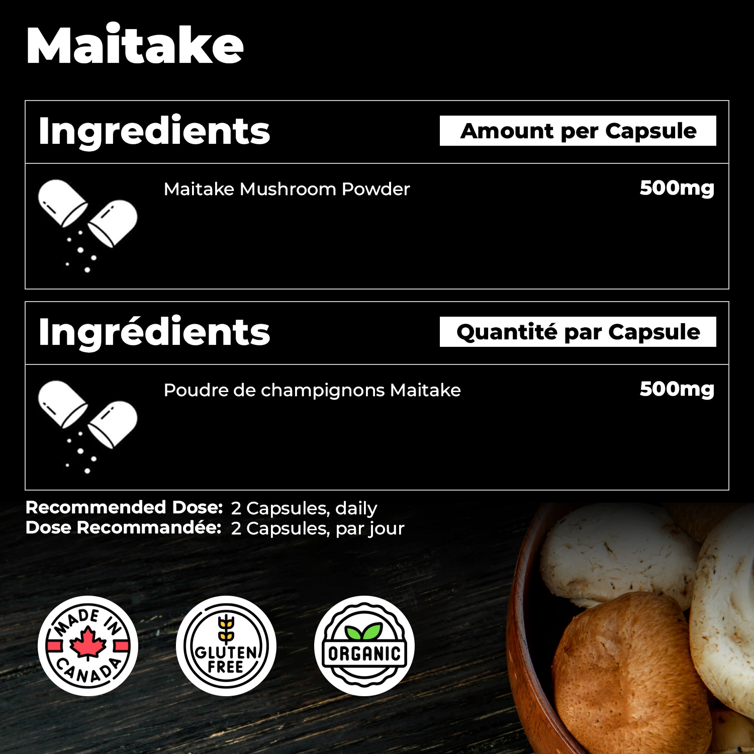 100% Pure Maitake - Image 2