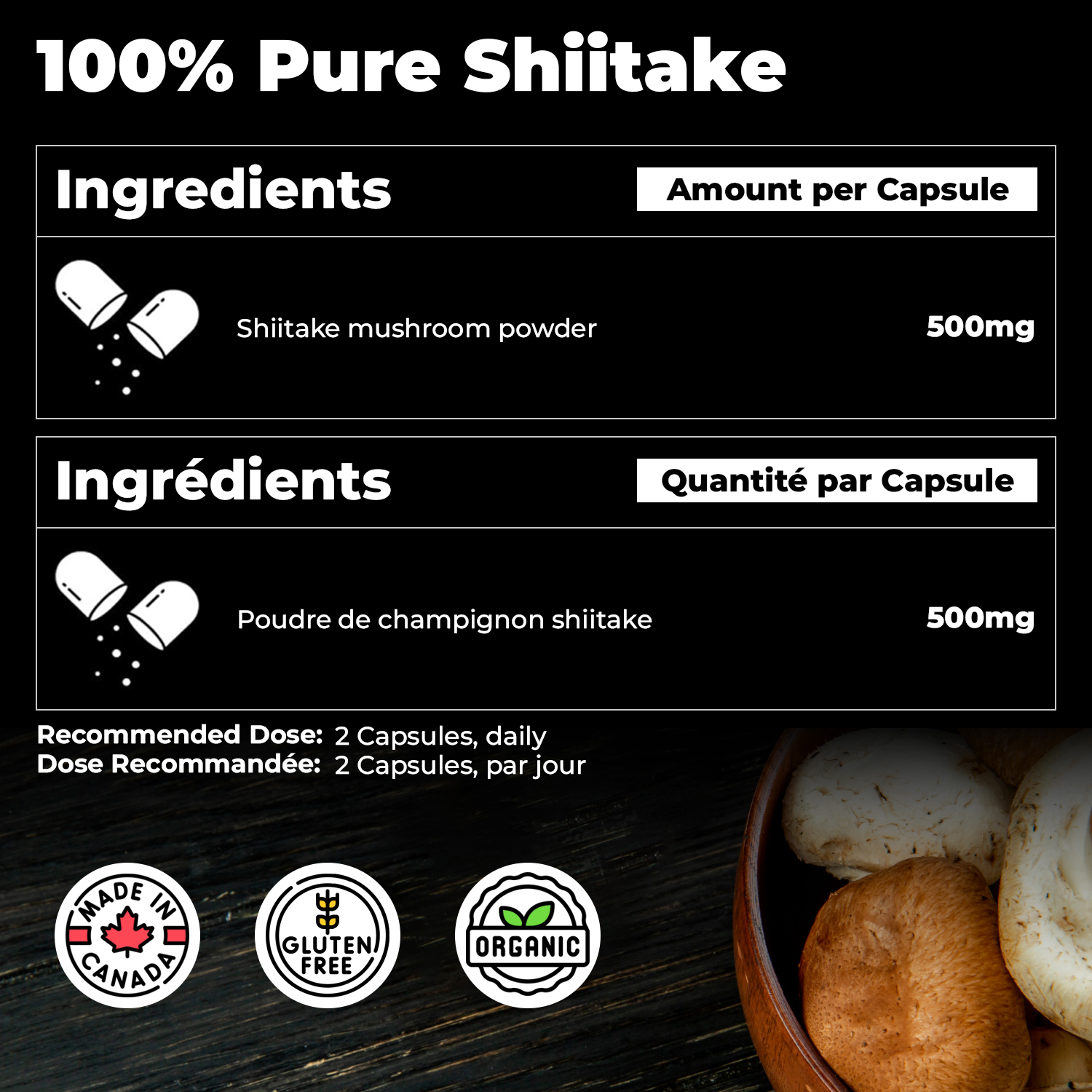 100% Pure Shiitake - Image 2
